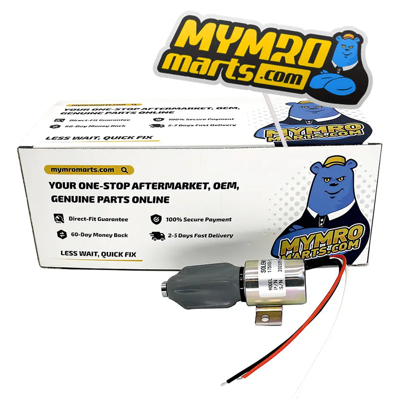 Load image into Gallery viewer, 12V Stop Solenoid 1700-1512 1751ES-12E6ULB1S5 for Lincoln Vantage 400 Perkins 404 Woodward 1700 Series from MyMROmarts