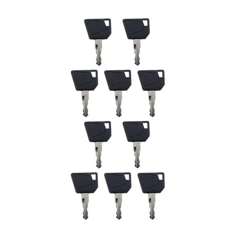 Load image into Gallery viewer, 10 Pcs Ignition Keys 14607 for JCB Bobcat Bomag Caterpillar Dynapac Ford Gehl Hamm Hang Moxy New Holland Rayco Sky Trak Terex from MyMROmarts