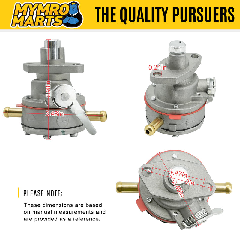 Load image into Gallery viewer, Fuel Feed Pump AM882462 for John Deere TH Military A1 A2 A3 6x4 XUV 855D 4X4 850D Gators from MyMROmarts