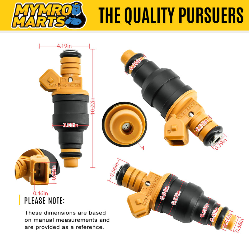 Cargue la imagen en el visor de la galería, 6PCS Fuel Injector F0TZ9F593B Compatible with Ford Explorer 1991-1992 Ranger 1990-1992 Aerostar 1990-1995 & Mazda Navajo 1991-1992 4.0L - Engine Parts > Fuel System > Fuel Injector Nozzle from MyMROmarts