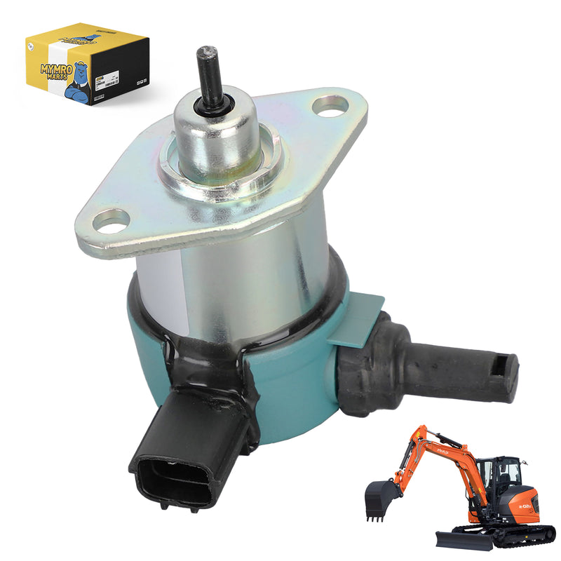 Load image into Gallery viewer, 12V Fuel Shutoff Solenoid 17208-60010 17208-60015 17208-60016 17208-60017 For Kubota KX71-3 KX71-3S U25S U27-4 Excavator D905 D1005 D1105 D1305 V1205 V1305 V1505 from MyMROmarts