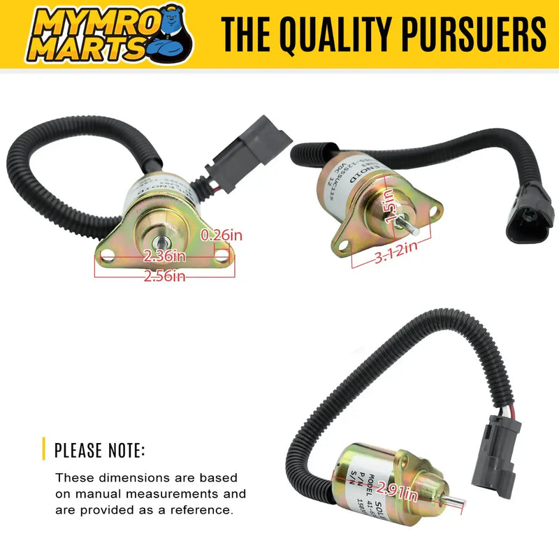 Load image into Gallery viewer, Stop Solenoid 1503ES-12S5SUC11S SA-4564 For Yanmar Engine 3TNE72 3TNA72 12V from MyMROmarts