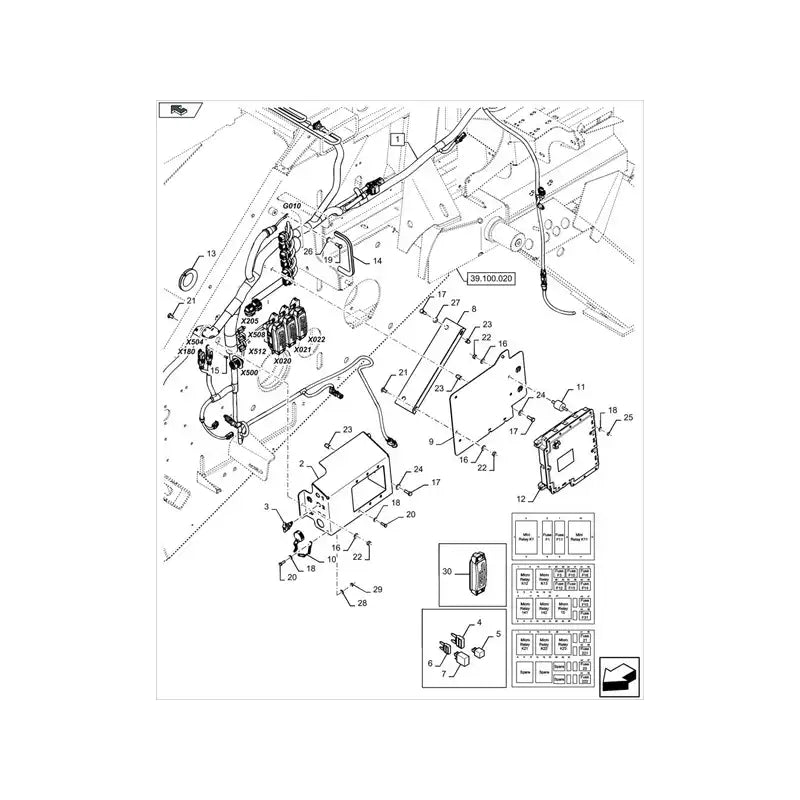 Load image into Gallery viewer, 12V 35A Relay 87655334 for CASE TR340 SV185 TV380 SV250 - Electrical Parts > Electronic Control System > Relays from MyMROmarts