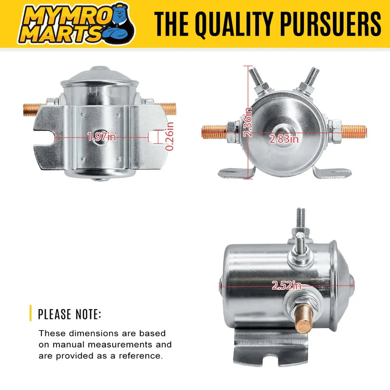 Load image into Gallery viewer, 12V 4 Terminals Solenoid 16542-G1 16542G1 For Gas E-Z-GO Marathon from MyMROmarts