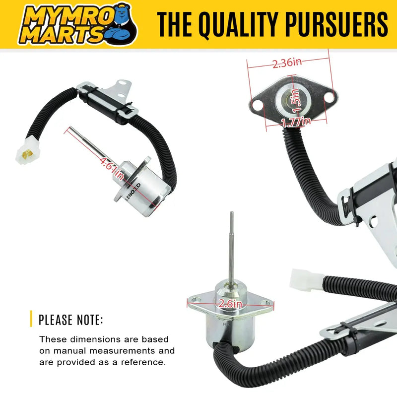 Load image into Gallery viewer, 12V Diesel Shutoff Solenoid 1503ES-12A5SUC9SLC24 SA-5156-12 SA515612 for Woodward from MyMROmarts