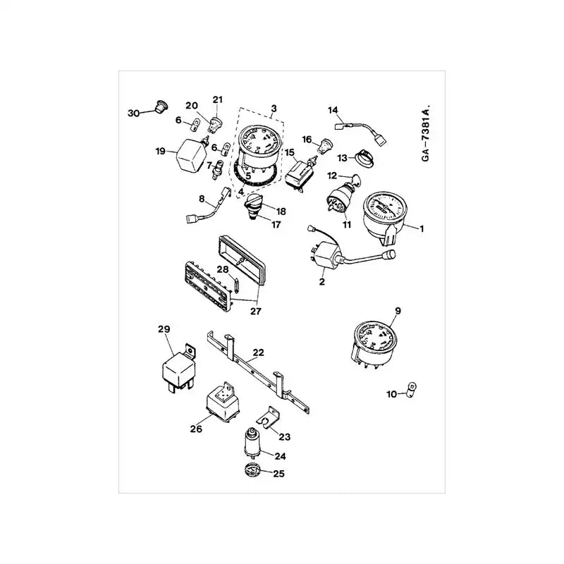 Load image into Gallery viewer, 12V Relay 3146359R1 for CASE Tractor 433 533 633 733 833 885 844S - Electrical Parts > Electronic Control System > Relays from MyMROmarts
