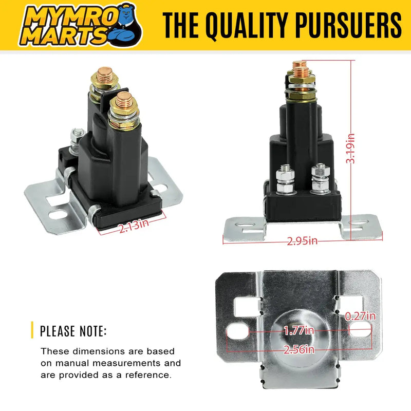 Load image into Gallery viewer, 12V Solenoid Relay 120-107112 120-901S1 3916301 for White Rodgers Cummins 4 Terminal 100 Amp Continuous Duty Surge Amps 400 from MyMROmarts