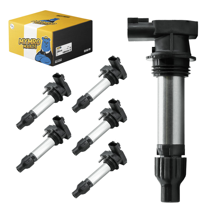 Load image into Gallery viewer, Set of 6 Ignition Coil Pack UF569 C1555 D515C GN10494 For Buick Allure Cadillac ATS CTS XTS Chevy Impala GMC Acadia Pontiac G6 Saab 9-4X Saturn Outlook - Electrical Parts > Other Electrical Parts > Solenoid Valve Coil from MyMROmarts