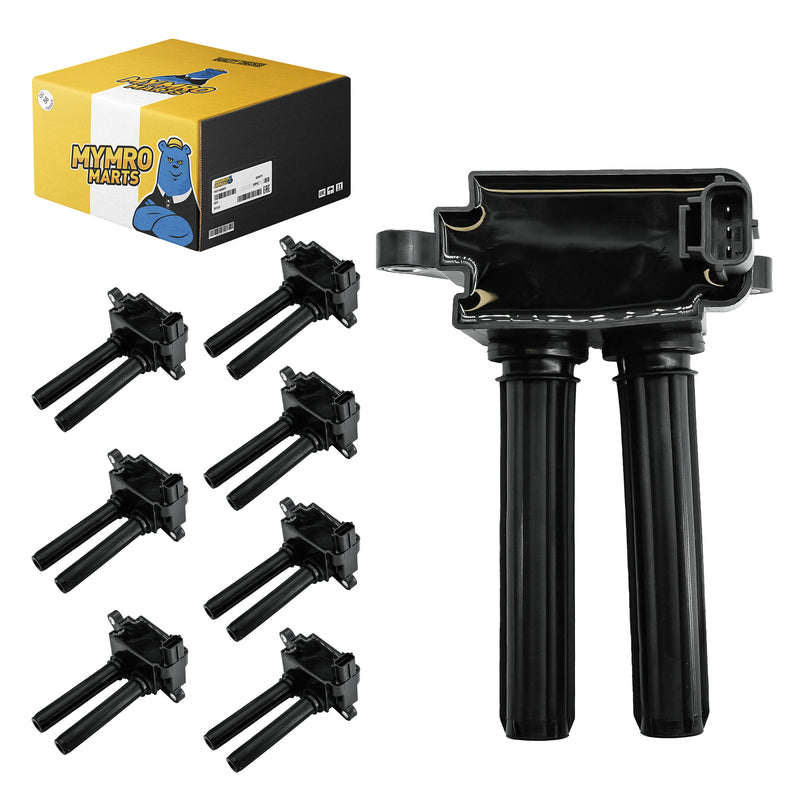 Load image into Gallery viewer, Ignition Coils Pack Set of 8 UF504 for 5.7 V8 HEMI Compatible with Dodge Ram 1500 2500 3500 Charger Durango Chrysler 300 Jeep Grand Cherokee 2009-2015 - Electrical Parts > Other Electrical Parts > Solenoid Valve Coil from MyMROmarts