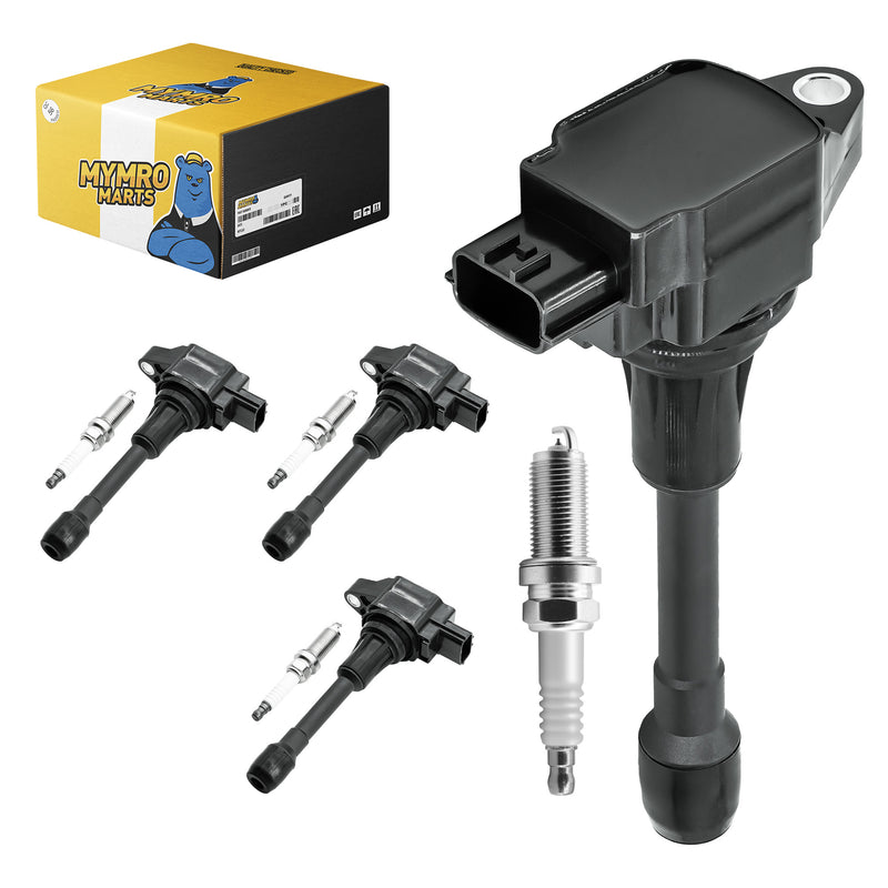 Cargue la imagen en el visor de la galería, Set of 4 Ignition Coil Pack UF549 22448ED000 and Iridium Spark Plugs 9029 Fit For Nissan Sentra,Altima,Versa,Rogue,Cube,Urvan,NV200,Pathfinder 2007-2015&INFINITI QX60 2014 2015 1.6L 1.8L 2.0L 2.5L L4 - Electrical Parts > Other Electrical Parts > Solenoid Valve Coil from MyMROmarts