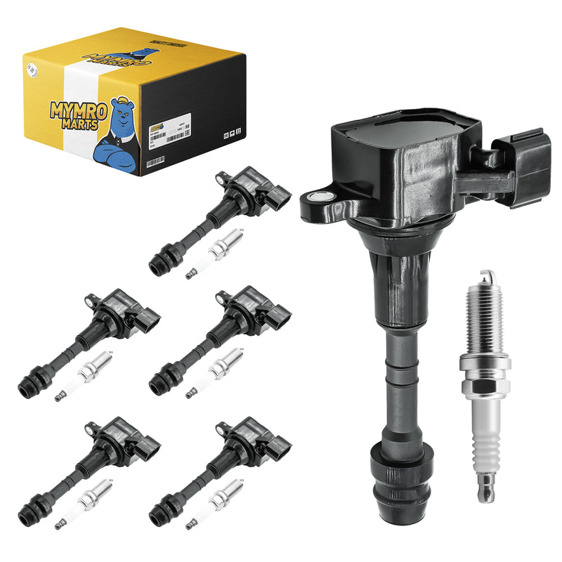 Cargue la imagen en el visor de la galería, 6PCS Ignition Coil UF349 C1406 & Double Iridium Spark Plug 224018H515 For Nissan Altima Maxima Murano Frontier Quest XTERRA Pathfinder NV1500 NV2500 NV3500/Infiniti l35 QX4/Suzuki Equator V6 - Electrical Parts > Other Electrical Parts > Solenoid Valve Coil from MyMROmarts