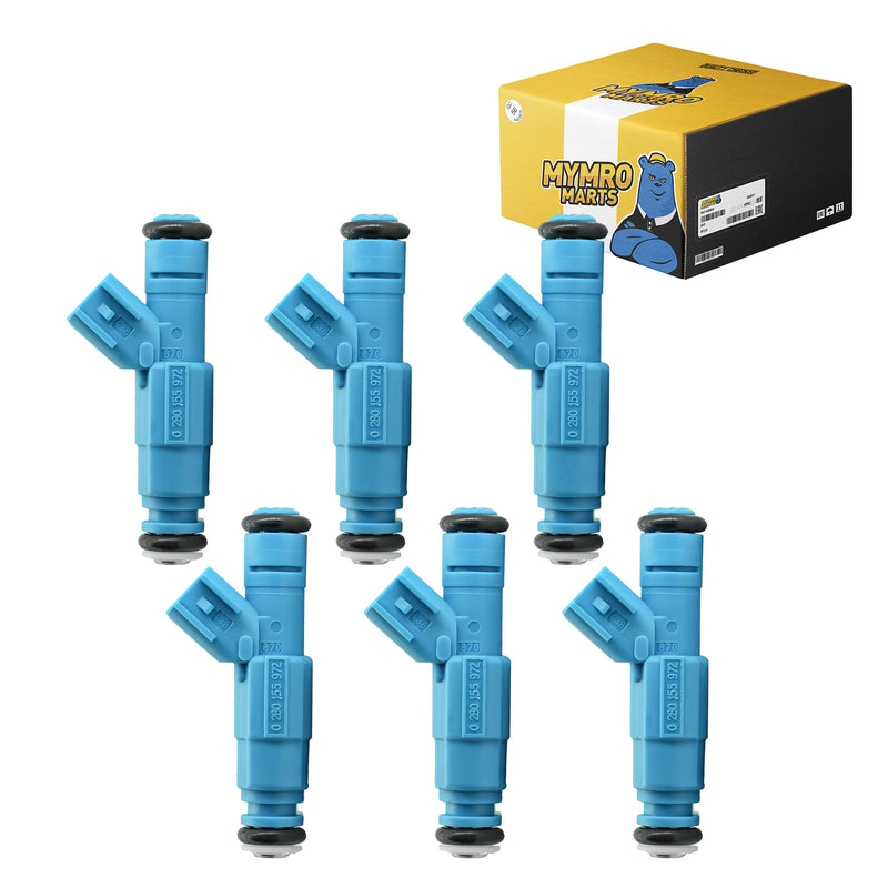 Cargue la imagen en el visor de la galería, 6PCS Fuel Injector FJ479 0280155972 53031099 RL031099 812-12137 63861 M857 MP1065 4G1370 2-38862 62249 Compatible with Jeep Dodge Liberty 1500 2002 2003 V6 3.7L - Engine Parts > Fuel System > Fuel Injector Nozzle from MyMROmarts
