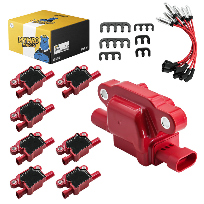 Cargue la imagen en el visor de la galería, 8PCS Ignition Coil UF413 & 8PCS 8mm Spark Plug Wires 748UU For Canyon Tahoe LaCrosse Escalade Express Savana Silverado SSR Yukon CTS 4.8L 5.3L 6.0L 6.2L - Electrical Parts > Other Electrical Parts > Solenoid Valve Coil from MyMROmarts