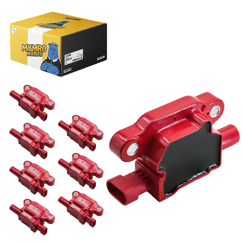 Load image into Gallery viewer, Set of 8 Ignition Coil Pack 12611424 12570616 D510C UF413 For Chevy Cadillac GMC Pontiac 5.3L 6.0L V8 Engine G8 Grand Prix H3 Silverado Tahoe Yukon Impala - Electrical Parts > Other Electrical Parts > Solenoid Valve Coil from MyMROmarts