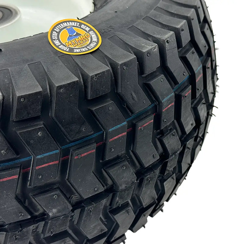 Laden Sie das Bild in Galerie -Viewer, 1PCS 15x6.00-6 Lawn Mower Tires,15x6-6 Front Tire Assembly Replacement for Craftsman/John Deere/Cub Cadet Riding Mowers,4 Ply Tubeless,570lbs Capacity,3" Offset Hub,3/4" Bushing - Body Parts > Cab External parts from MyMROmarts