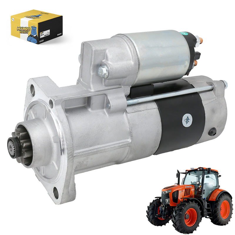Load image into Gallery viewer, Starter Motor 1G772-63014 1C010-63015 For Kubota M6060HD M6800 M6800S M7060 M7040DT M9540DT M9000 M100GXDTC M100XDTC M105SC M105SDS M105DHC Tractors - Electrical Parts > Starter Motor from MyMROmarts