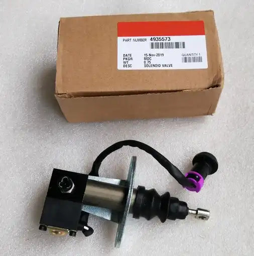 Load image into Gallery viewer, 24V Fuel Pump Solenoid 4935573 for Cummins Engine 6B 6C Series 4BT 6BT 3.9L 5.9L from MyMROmarts