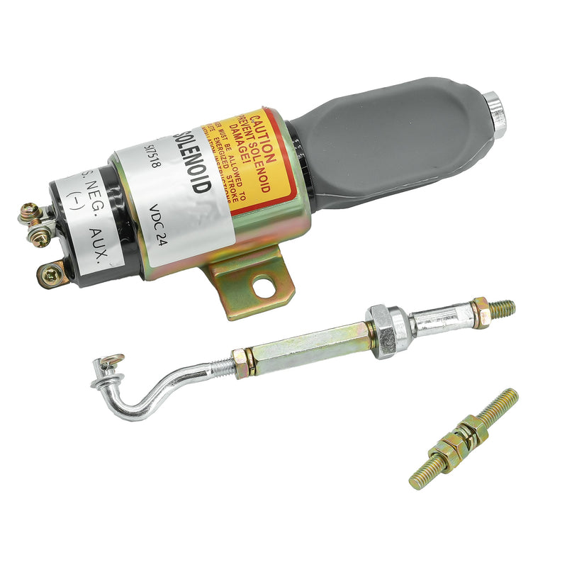 Load image into Gallery viewer, 24V Shutoff Solenoid 5I7518 CA5I7518 5I-7518 for Caterpillar CAT Track Excavator 311 312 320 320L Engine 3064 3066 Mitsubishi S6KT 6D14 6D31 Engine from MyMROmarts