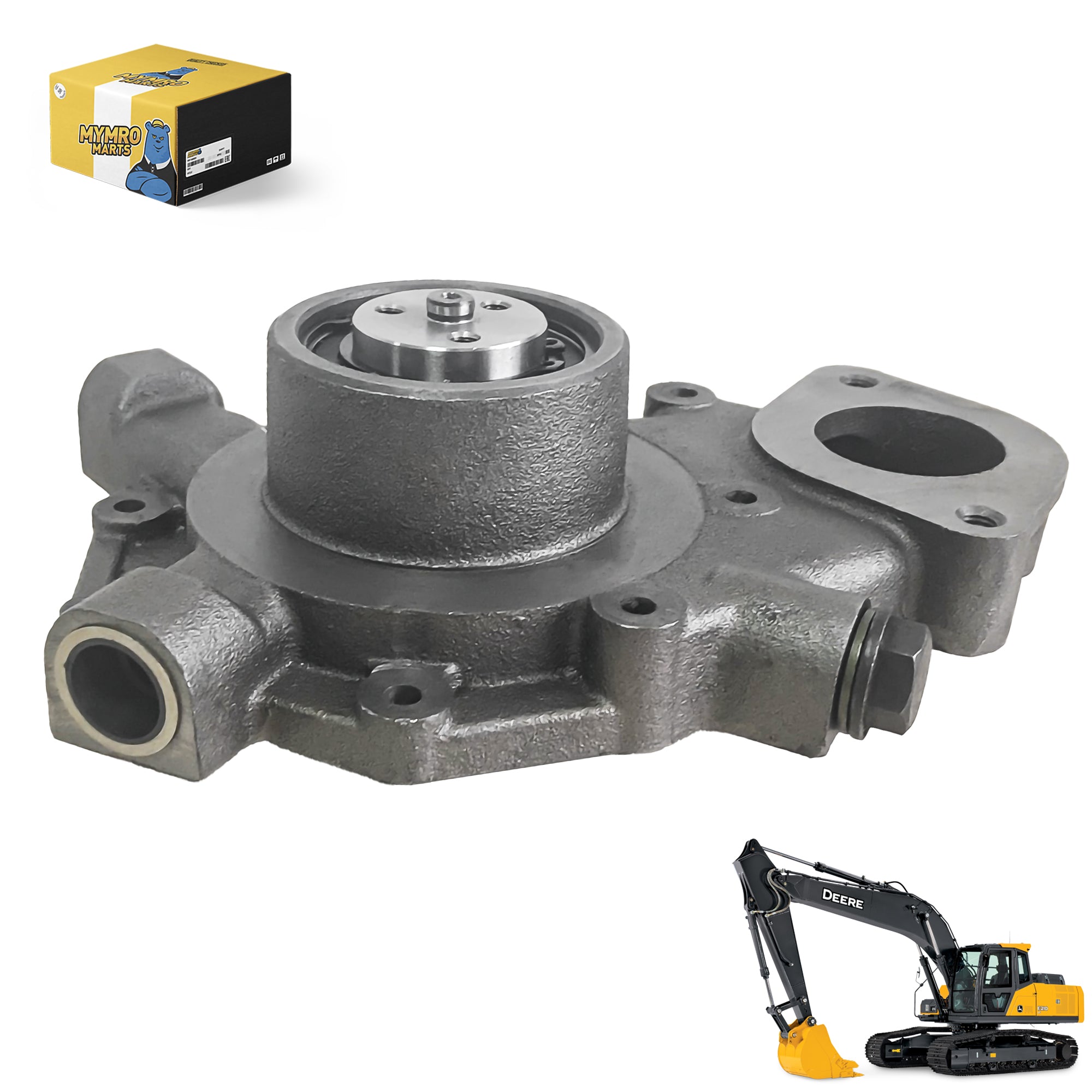 Engine Water Pump (New Type) RE523169 RE546918 SE502816 for John Deere 270 410 310 624 644 850 1010 6100 6110 6120 7630 9570 7630 7730 7830 7930 S550 T550 W540 W550 W650 240Dlc 270Dlc 1070D 1070E