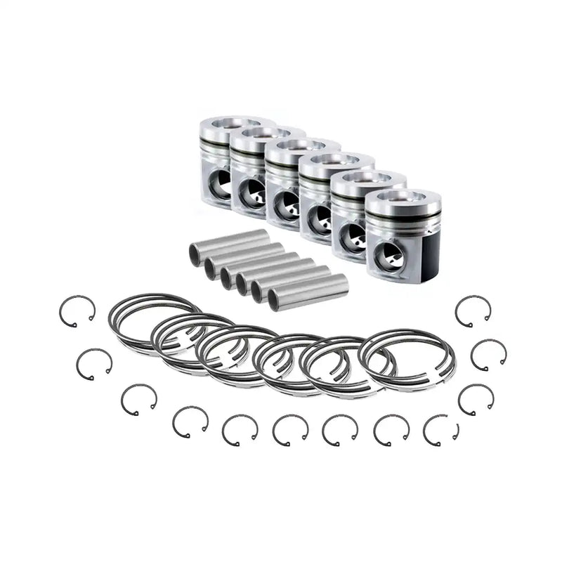 Load image into Gallery viewer, 1 Set Piston Kit with Ring for Kubota S2800 Engine M4950DT Tractor - Engine Parts > Crankshafts & Connecting Rod Components > Piston from MyMROmarts