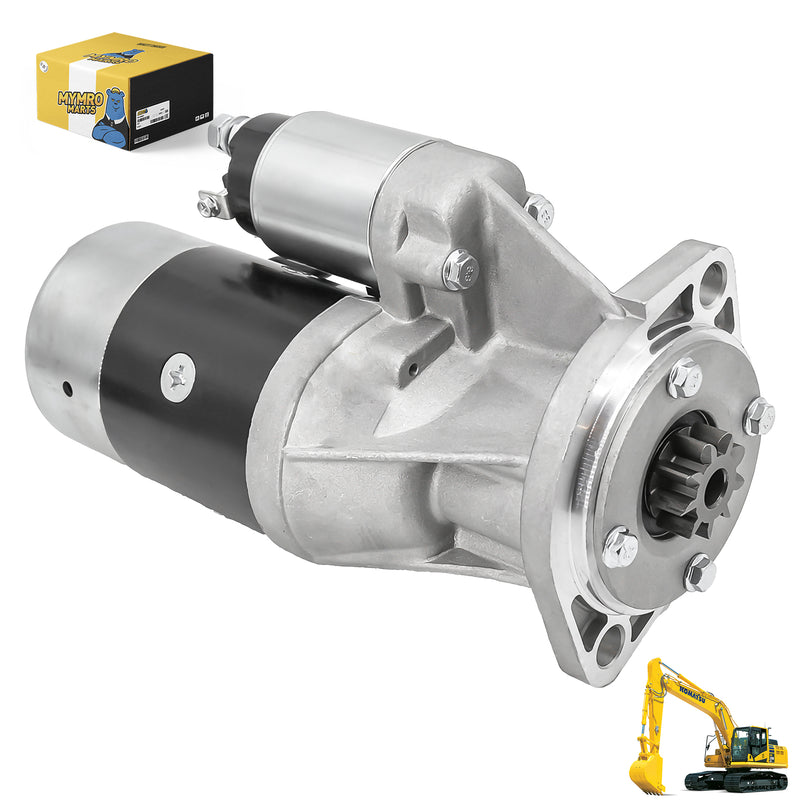 Load image into Gallery viewer, New Starter 123900-77010 S13-160 123900-77011 12390077010 For Komatsu Excavator PC110R-1 loader WA95 with Engine S4D106 - Electrical Parts > Starter Motor from MyMROmarts