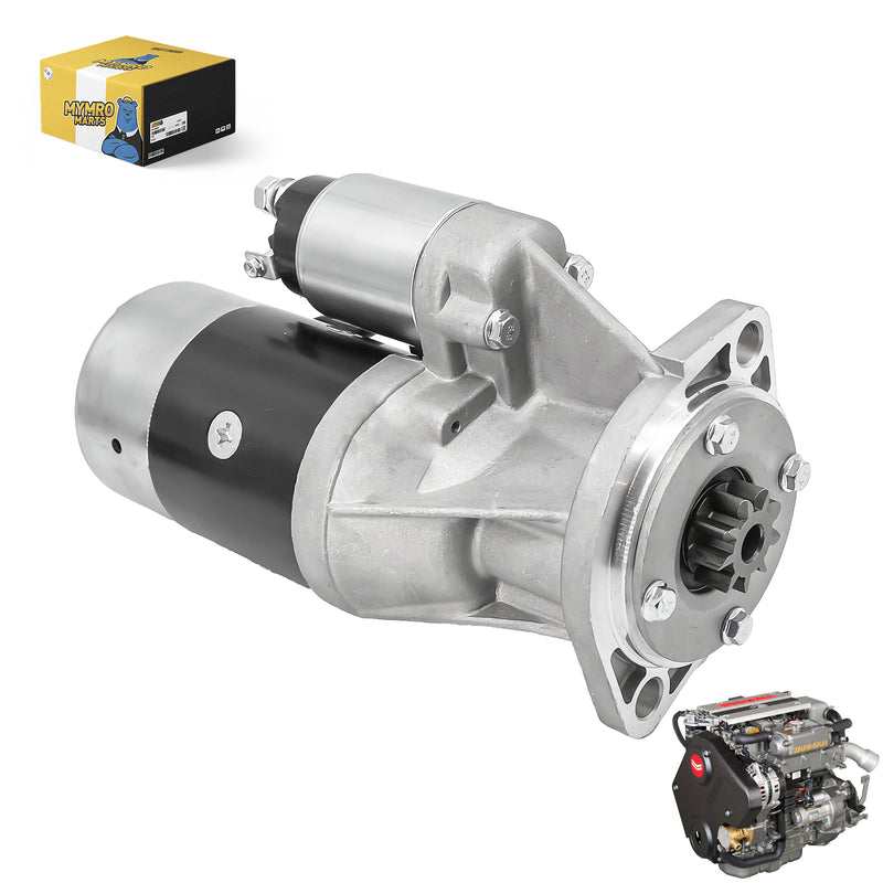 Load image into Gallery viewer, New Starter 123900-77010 12390077010 123900-77011 12390077011 For Yanmar 4TNE102 4TNE106 4Cyl Diesel - Electrical Parts > Starter Motor from MyMROmarts