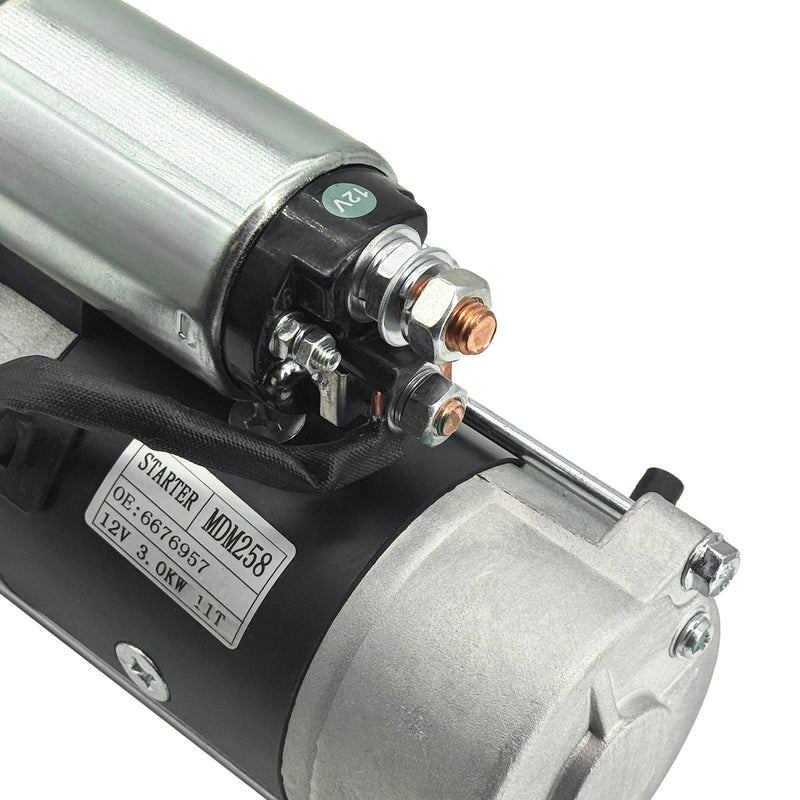 Laden Sie das Bild in Galerie -Viewer, Starter Motor 7283321 6676957 6685190 For Bobcat 753 763 773 5600 A300 A770 S130 S175 S185 S300 S450 S530 S590 S630 S64 S650 S66 S740 S76 S770 S850 T190 T200 T2250 T300 T450 T550 T595 T64 T650 T750 T76 T770 T870 V417 from MyMROmarts