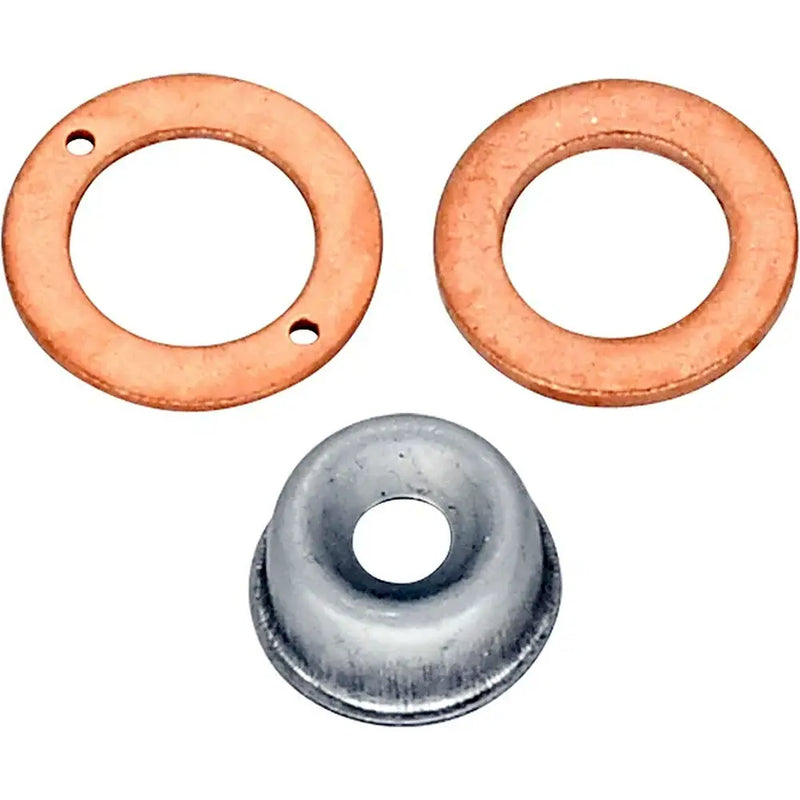 Afbeelding laden in Galerijviewer, 3 Cylinder Injector Seal Kit with Heat Shield 19077-53650 for Kubota Engine D662 D722 - Hydraulic Parts > Hydraulic Seal Kits from MyMROmarts