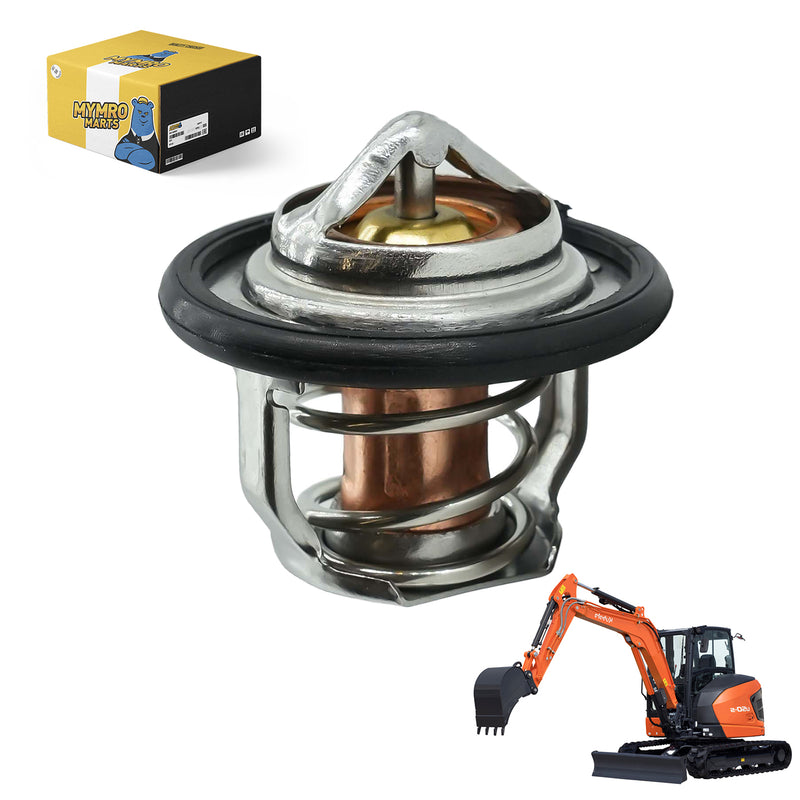 Load image into Gallery viewer, 160°F 71℃ Engine Thermostat 19434-73014 19434-73015 15321-73016 for Kubota KX41-3 KX91-3 U35-3 U17 U27-4 Excavators R420S R520S Wheel Loaders D902 D905 D1105 V1505 Z602 Engines - Engine Parts > Cooling System > Engine Thermostat from MyMROmarts