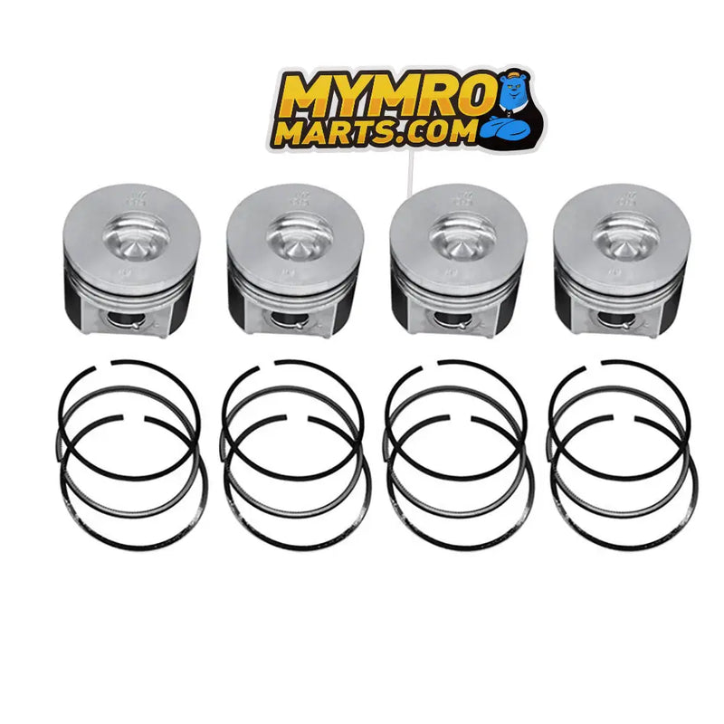 Load image into Gallery viewer, 4 Pcs Piston 87mm Oversize +0.50mm 1G924-2111 for Kubota V2403 V2403-DI Engine from MyMROmarts