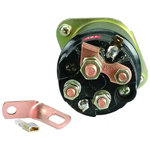 Load image into Gallery viewer, New 12V Starter Solenoid Replacement For Original Equipment Lucas M50 Series 263005 60933083 76926 77040 77088 TOB183 4-Terminal - Electrical Parts > Starter Motor from MyMROmarts