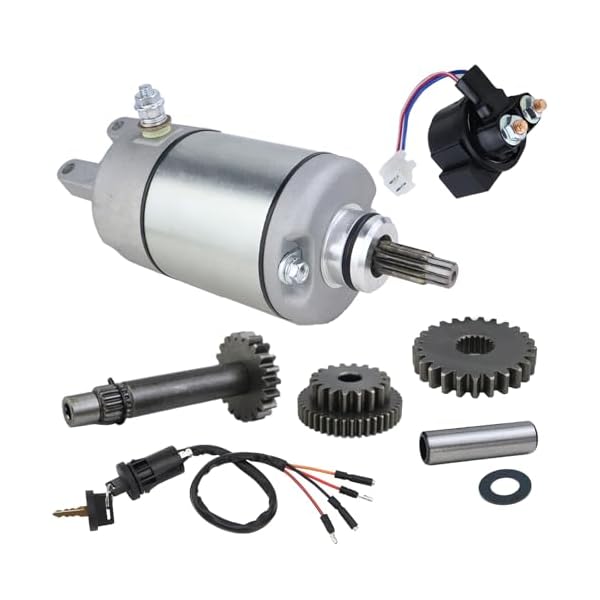 Cargue la imagen en el visor de la galería, Starter for Honda FourTrax TRX300 TRX300FW 1988-2000, 31200-HA0-774 & 31200-HA0-773 with Starter Gear, Solenoid Relay & Ignition Switch w/Key - 启动马达, 启动马达电磁阀&继电器 from MyMROmarts