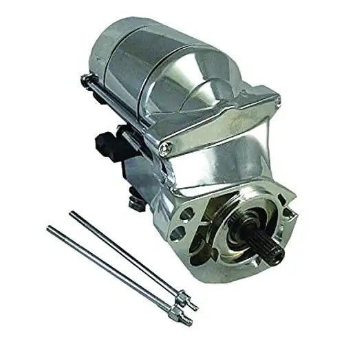 Afbeelding laden in Galerijviewer, New Chrome Starter Replacement For 1991-1993 Harley Davidson FLHS Electra Glide Sport 3155289, 3155289A, 3155289B, 3155390, 3155390A, 3155890, 3157089, SHD0003C, 41052276 - Electrical Parts > Starter Motor from MyMROmarts