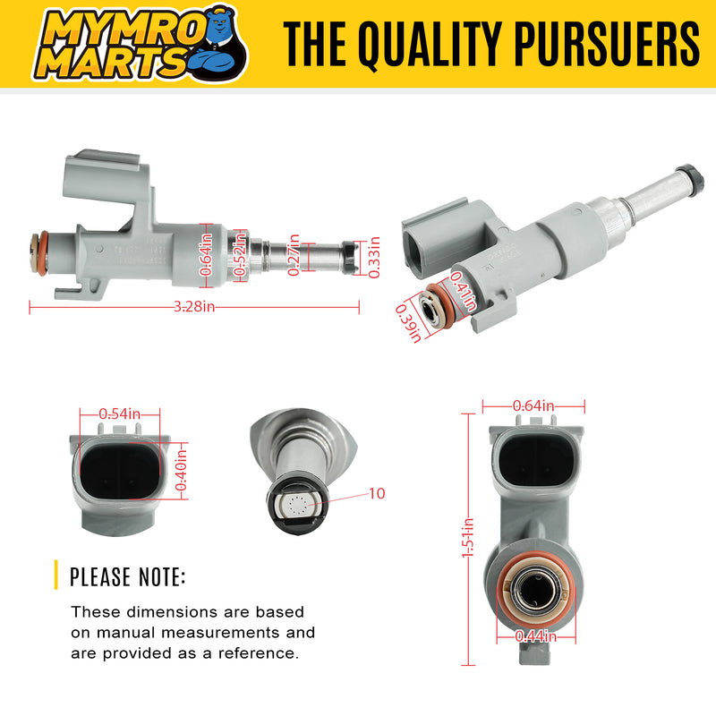Cargue la imagen en el visor de la galería, 4PCS Fuel Injector 23209-F9080 23209-29105 23209-29175 23209-F9000 for Avalon RAV4 Camry Sienna 2.5L 2018-2022, for Lexus ES250 ES300h ES350 NX 350h 2.5L 2019-2022 - Engine Parts > Fuel System > Fuel Injector Nozzle from MyMROmarts