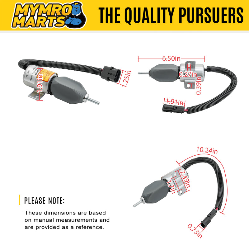 Load image into Gallery viewer, 12V Fuel Shutoff Solenoid 1751ES-12E2UC3B1S1 1700-1508 for Woodward 1700 Series from MyMROmarts