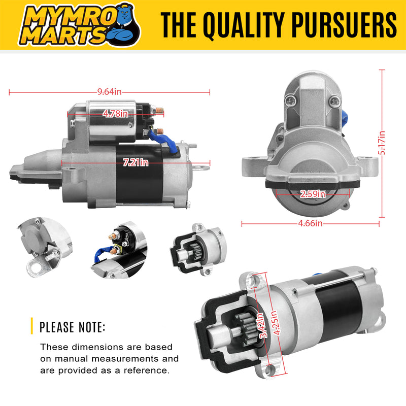Afbeelding laden in Galerijviewer, New Starter Replacement For Ford Ranger 2.3L 4 Cylinder 2001-2011, Mazda B B2300 Pickup 2001-2009, SA-897, SA-948, 1F20-18-400, 1L5T-11000-AA, SFD0095, 41014056 - Electrical Parts > Starter Motor from MyMROmarts