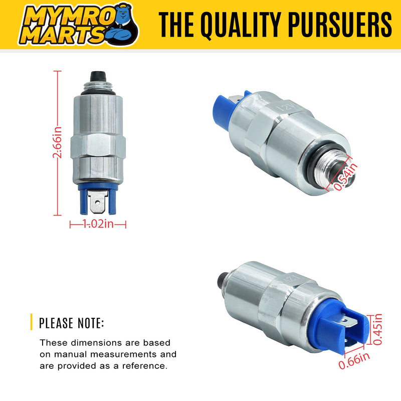 Load image into Gallery viewer, Fuel Shut-off Solenoid 1896464M1 4224670M1 4334670M91 for Massey Ferguson Tractor 220 231S 241 251XE 253 263 271 281 from MyMROmarts
