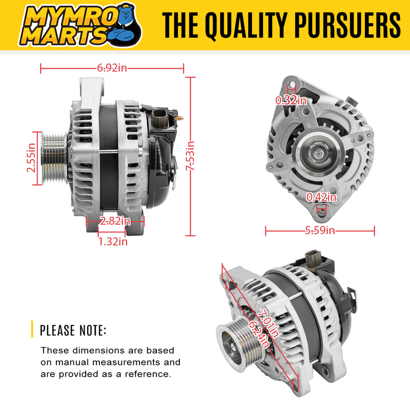 Load image into Gallery viewer, Alternator 11390N 11042105890 for 2.4L Honda Accord 2008-2012, Acura TSX 2009-2014 from MyMROmarts