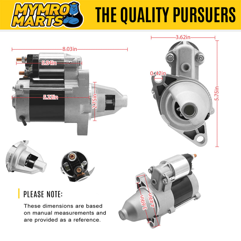 Load image into Gallery viewer, New Starter Replacement For 2007-2009 Briggs & Stratton V Twin Vanguard 32HP Air Cooled 807383, 809054, 845760, 428000-0230, 428000-0231 - Electrical Parts > Starter Motor from MyMROmarts