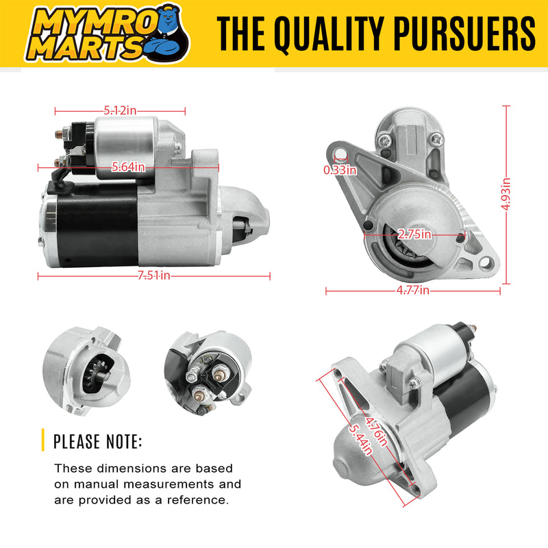 Load image into Gallery viewer, New Starter For Ford Mustang V6 3.7L 15-17 Expedition 3.5L 15-17 F150 V6 3.5L 15-17 Transit-150 250 350 3.5L 3.7L 16-18 Lincoln Navigator 3.5L 15-17 CK4T-11000, CK4Z11002, M0T39571, M0TD5571, SMT0423 - Electrical Parts > Starter Motor from MyMROmarts