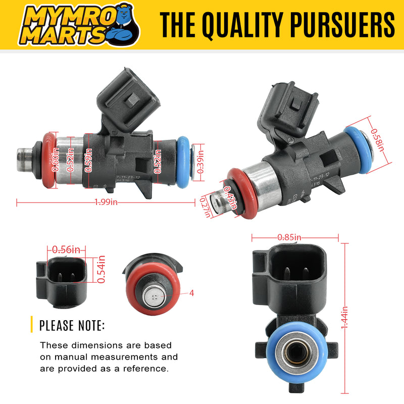Load image into Gallery viewer, 6PCS Fuel Injector 0280158313 04627794A Compatible with Jeep 3.2 Cherokee 2014 2015 2016 2017 - Engine Parts > Fuel System > Fuel Injector Nozzle from MyMROmarts