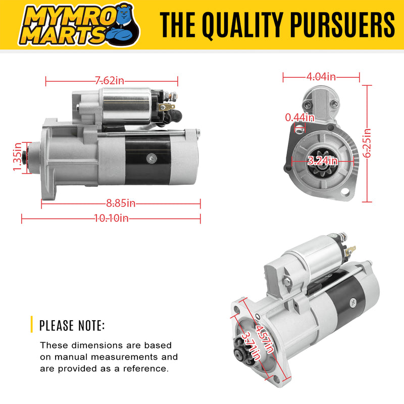 Load image into Gallery viewer, Starter 377-6967 385-5044 for Caterpillar 289D 299D 299D3 308.5 308 308E CR 308E2SR 308E2 CR 308E2CR 308E 308E2 308E SR 308E2 SR 309 310 from MyMROmarts