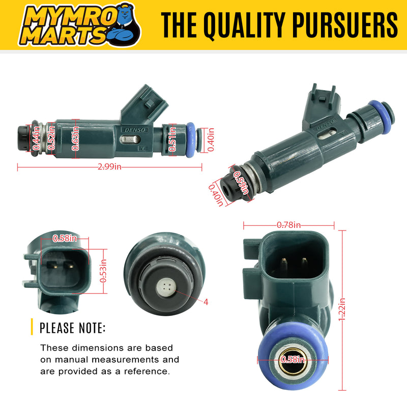 Cargue la imagen en el visor de la galería, 6PCS Fuel Injector AJ5113250 Compatible with Mazda 6 2003-2008 MPV 2002-2006 3.0L - Engine Parts > Fuel System > Fuel Injector Nozzle from MyMROmarts