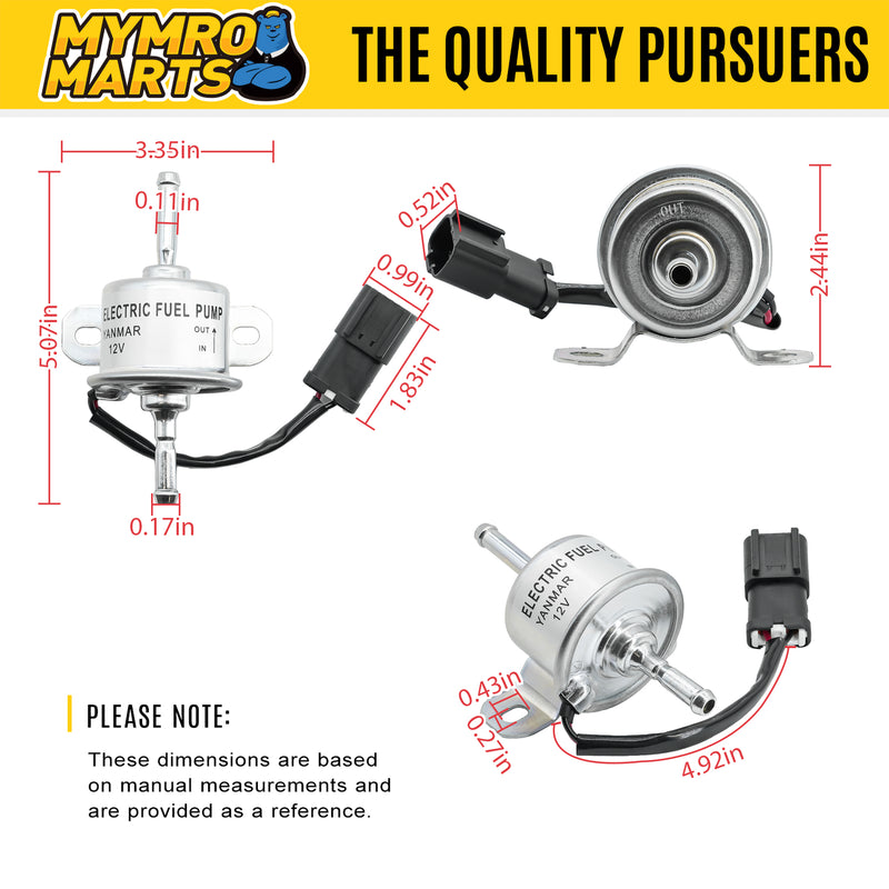 Indlæs billede i Gallery Viewer, Fuel Pump K3181-52024 for Kubota F2690 F2690E F3990 ZD1011 ZD1021 ZD1211 ZD1211L ZD1211R ZD1211RL ZD1511LF from MyMROmarts