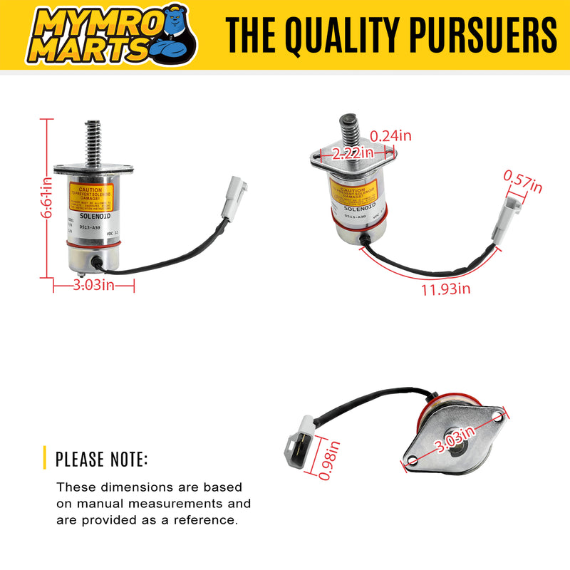 Load image into Gallery viewer, 12V Detroit Heavy Duty Stop Solenoid 8923206 D513-A30 for Trombetta 8.2L from MyMROmarts