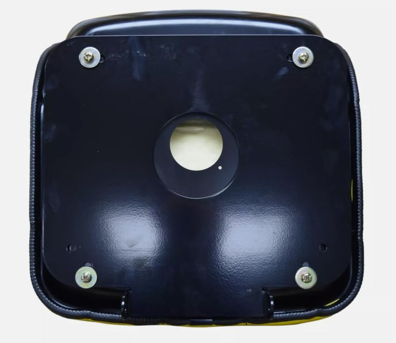 Cargue la imagen en el visor de la galería, Tractor Seat with Flip-Up Bracket Compatible with John Deere Compact Tractor Models: 1070, 3005, 4005, 670, 770, 790, 870, 970, 990; Replaces JD part numbers M805158 & M803465; Yellow; 108000YE+901002 from MyMROmarts