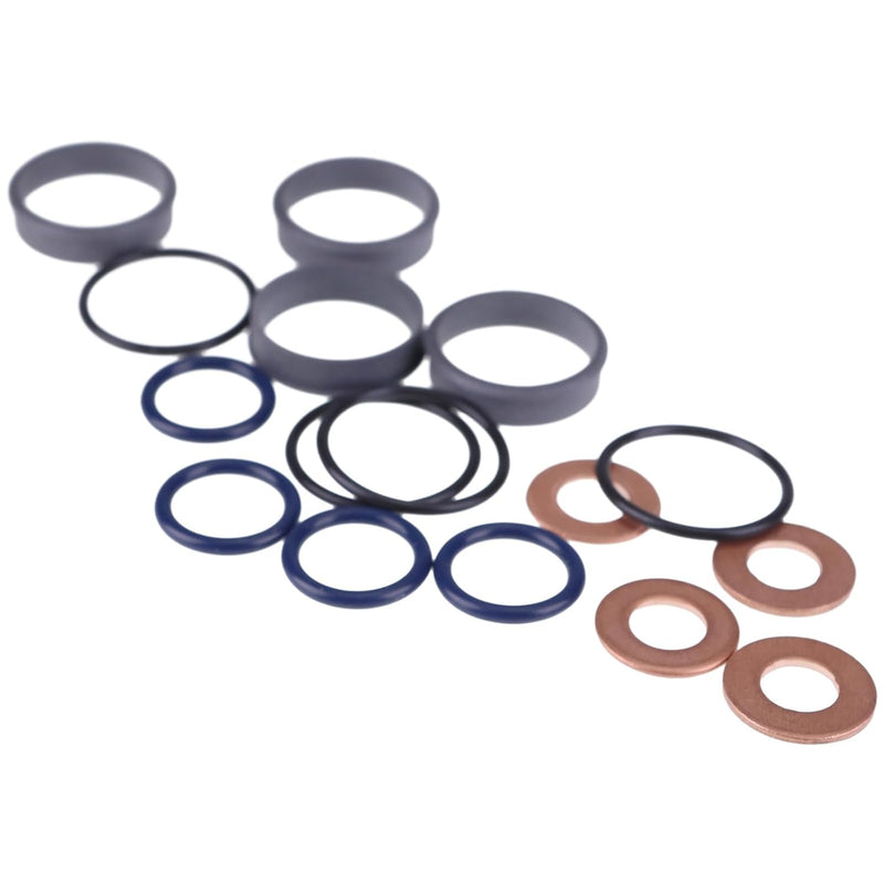 Load image into Gallery viewer, Fuel Injector Seal Kit 1J770-53490 1J864-53620 0481405110 1J770-53260 for Kubota M6060HD M7060HD M7060HFC KX057-4 KX080-4 U55-4 SVL75-2 SVL75-3 SSV65PC - Hydraulic Parts > Hydraulic Seal Kits from MyMROmarts