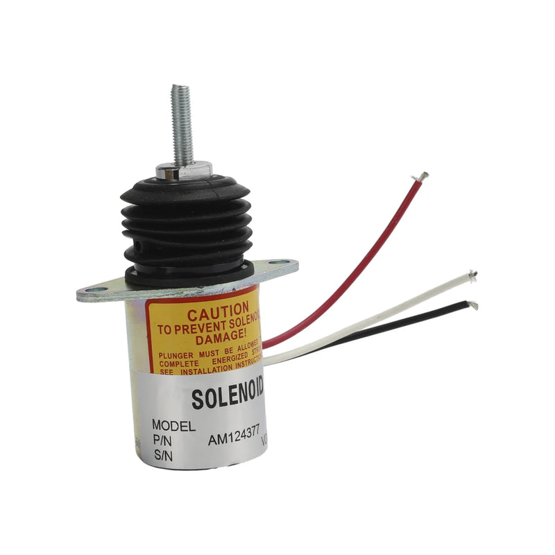 Lataa kuva gallerian katseluohjelmaan Fuel Shut Off Solenoid AM124377 for John Deere 375 675 675B 3375 4475 4475 6675 7775 655 755 756 855 856 955 F935 from MyMROmarts