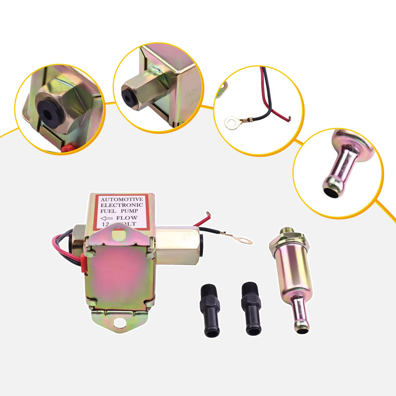 Load image into Gallery viewer, 12V Electric Fuel Pump 40105N 6558398 D72347 4417200 for Bobcat 313 540 Case 1816 1816B Skid Steer Loaders from MyMROmarts