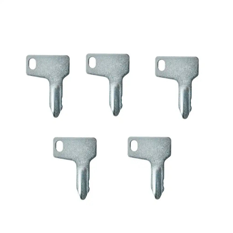 Load image into Gallery viewer, 5 Pcs Ignition Keys 301 AT110583 For John Deere Excavator 15 25 30 50 from MyMROmarts